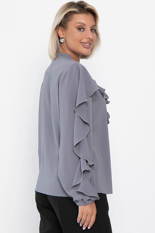 LT Collection Блуза 555484 Б14186-5М серый