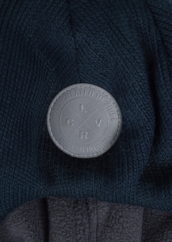 CLEVER Шапка 556006 453834ап флис т.синий
