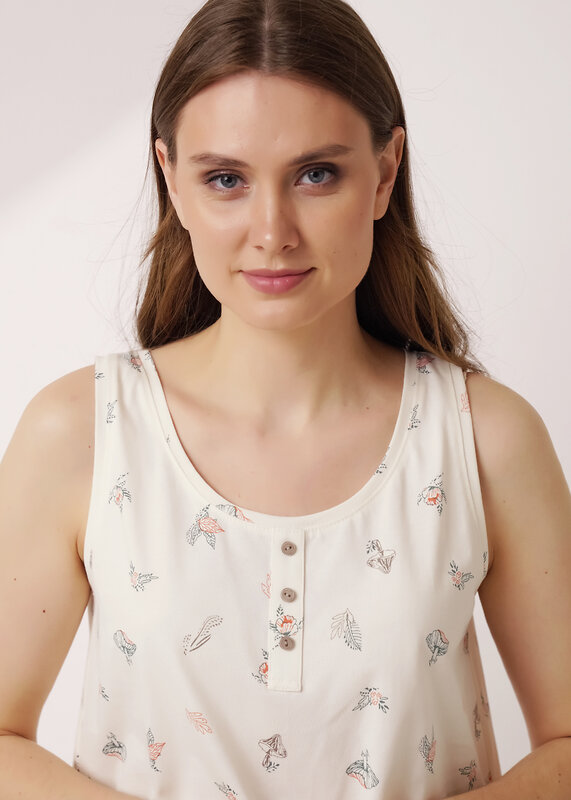 CLEVER Пижама 556220 LSET15-1184 св.бежевый/зелёный