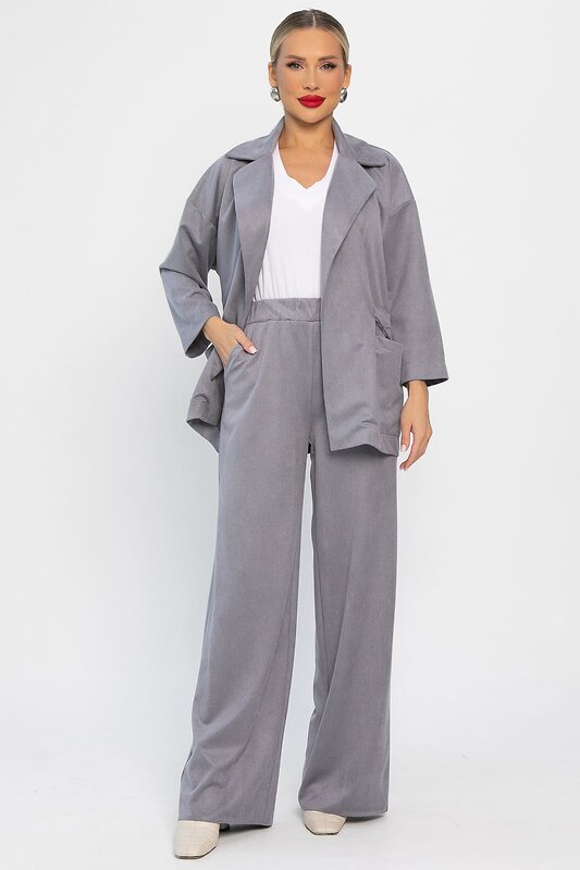 LT Collection Костюм 557663 К14211-7М серый