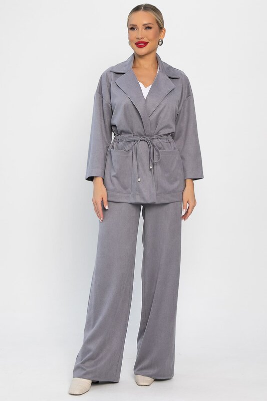 LT Collection Костюм 557663 К14211-7М серый