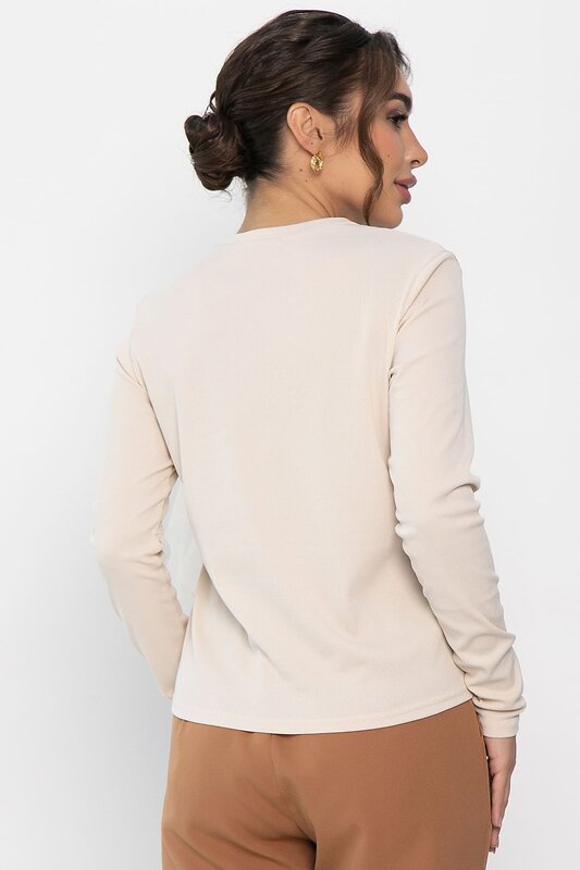 LT Collection Блуза 557666 Б14225-5М светло-бежевый