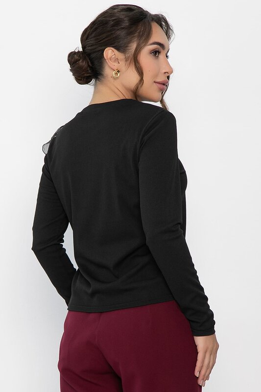 LT Collection Блуза 557668 Б14224-5М черный