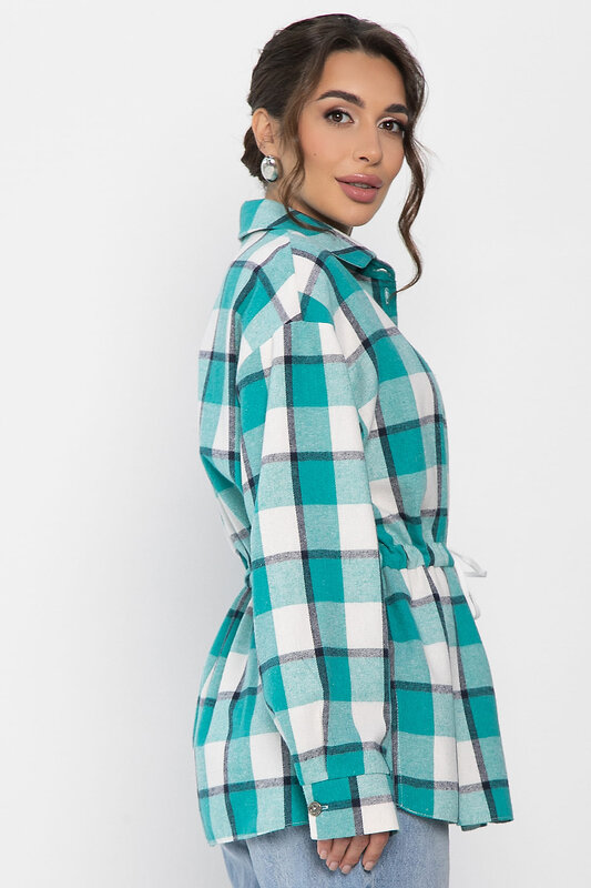 LT Collection Рубашка 557673 Б14270-4М бирюзовый