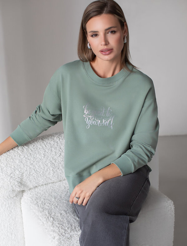 VILATTE Джемпер 557926 D49.137 св.оливковый_be yourself