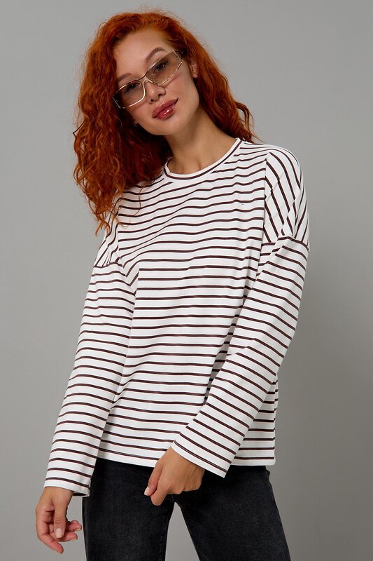 Lika Dress Лонгслив 557977 10558 Коричневый