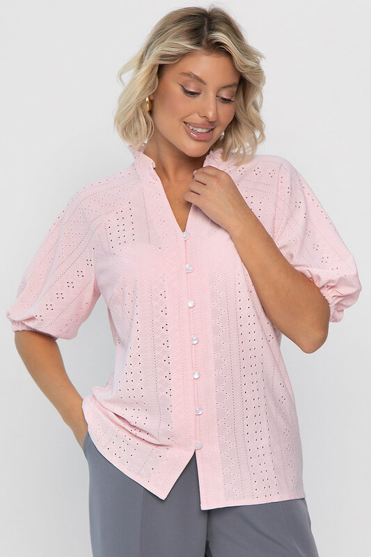 LT Collection Блуза 558441 Б14181-45М розовый