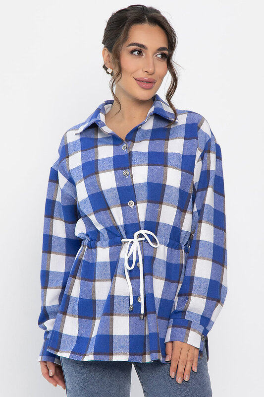LT Collection Рубашка 558446 Б14271-4М синий
