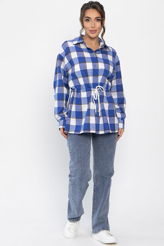 LT Collection Рубашка 558446 Б14271-4М синий