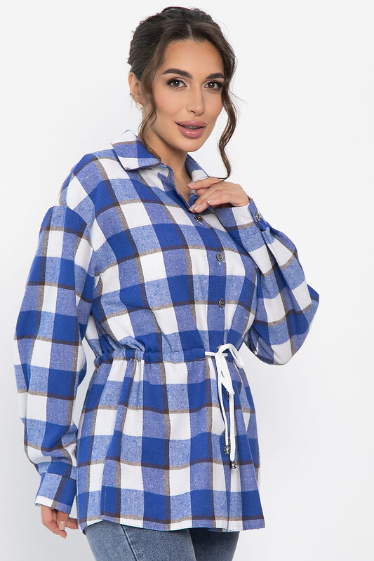 LT Collection Рубашка 558446 Б14271-4М синий