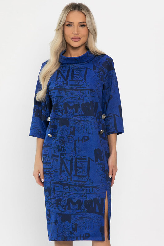 LT Collection Платье 558448 П14294-18М синий