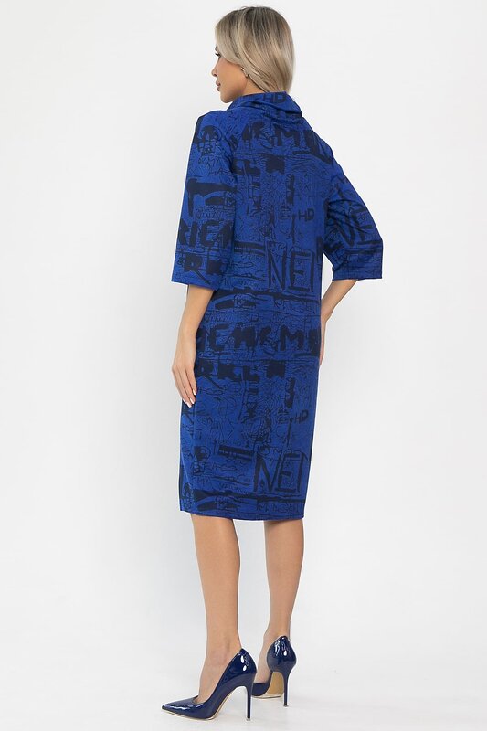 LT Collection Платье 558448 П14294-18М синий