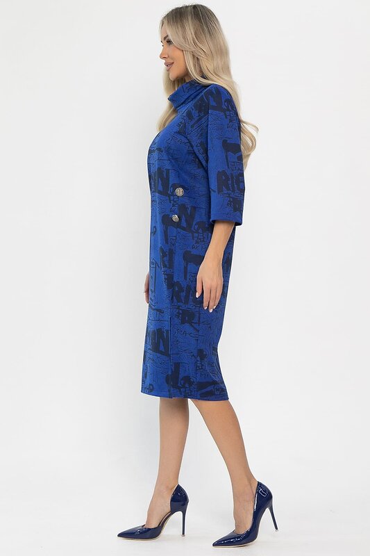 LT Collection Платье 558448 П14294-18М синий