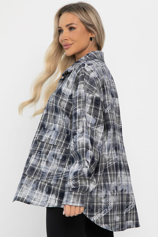 LT Collection Рубашка 558454 Б14306-18М серый