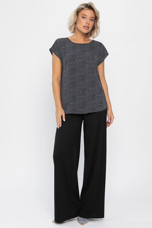 LT Collection Блуза 558456 Б14303-8М черный
