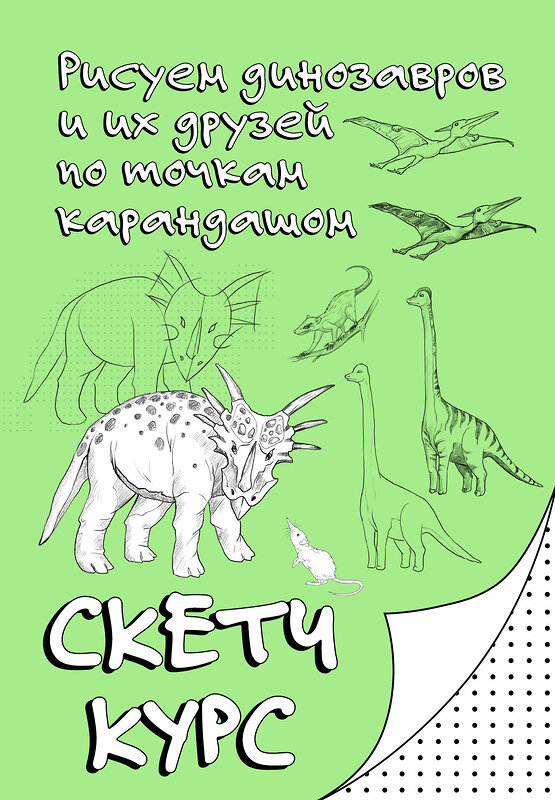 АСТ Мастеров Михаил "Рисуем динозавров и их друзей по точкам. Скетчкурс" 558852 978-5-17-174643-8