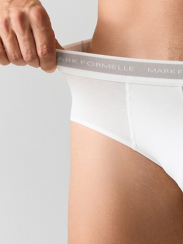 MARK FORMELLE Трусы 559193 411170-3 белый +серый меланж+черный