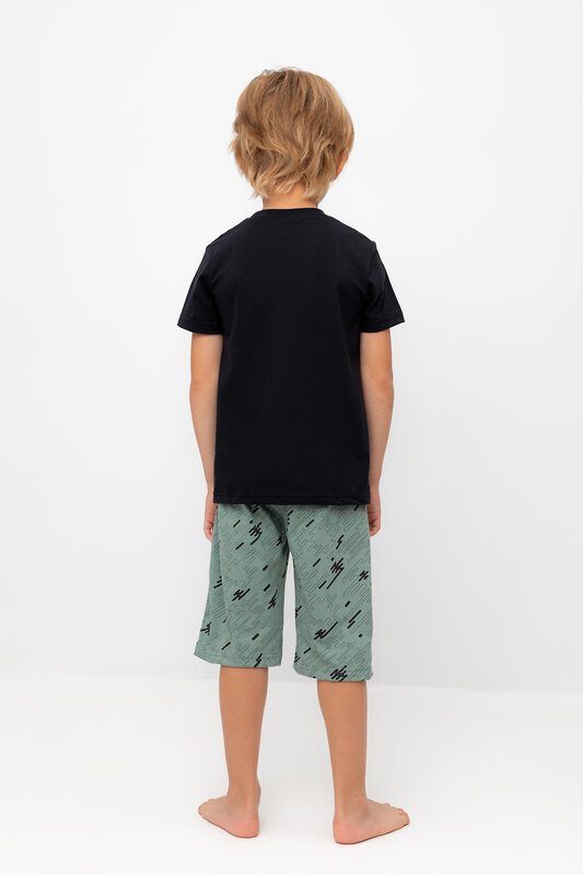 CROCKID Пижама 559530 К 1528/24 черный, быстрее ветра