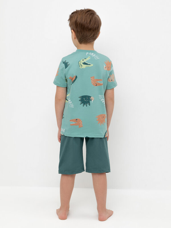 CROCKID Пижама 559532 К 1614 динозавры, зеленый