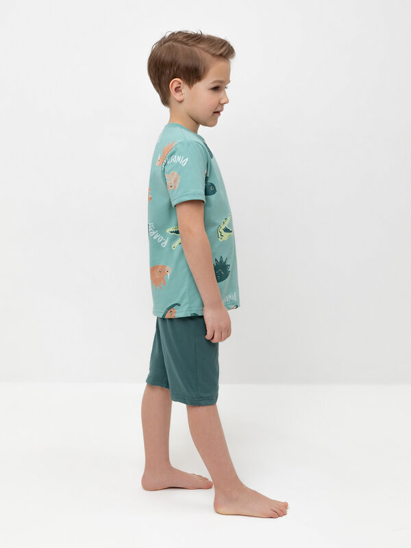 CROCKID Пижама 559532 К 1614 динозавры, зеленый