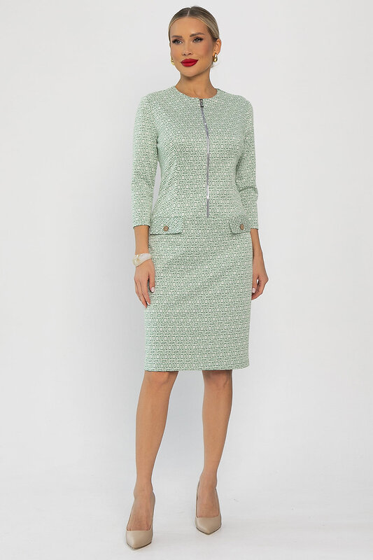 LT Collection Платье 559849 П13667-19М зеленый