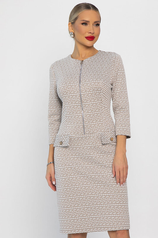 LT Collection Платье 559850 П13668-19М бежевый