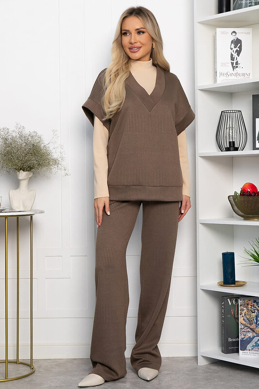 LT Collection Костюм 559857 К14250-5М коричневый