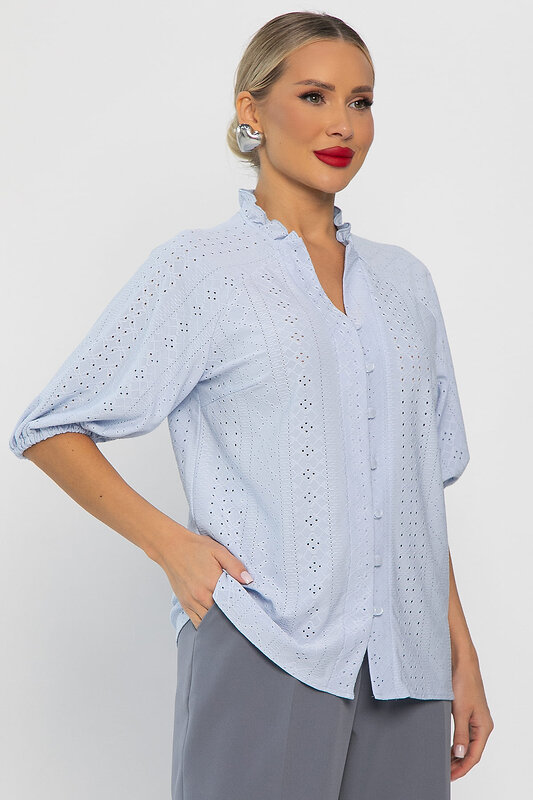 LT Collection Блуза 559862 Б14289-45М голубой