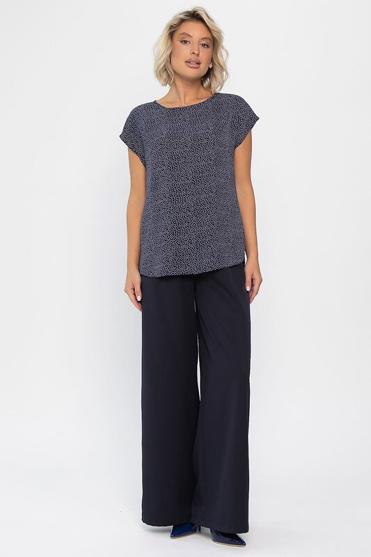 LT Collection Блуза 559966 Б14302-8М темно-синий
