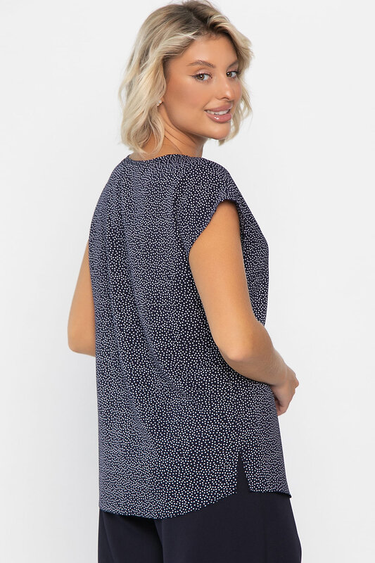 LT Collection Блуза 559966 Б14302-8М темно-синий