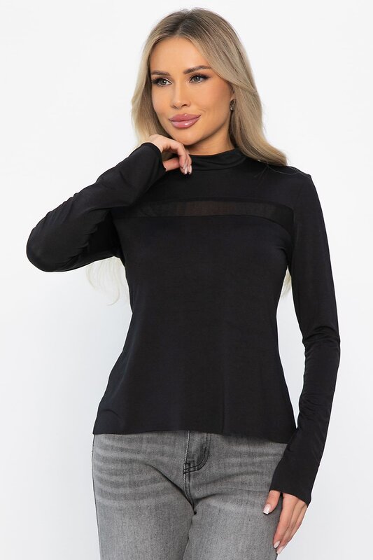 LT Collection Водолазка 559973 Б14298-22М черный