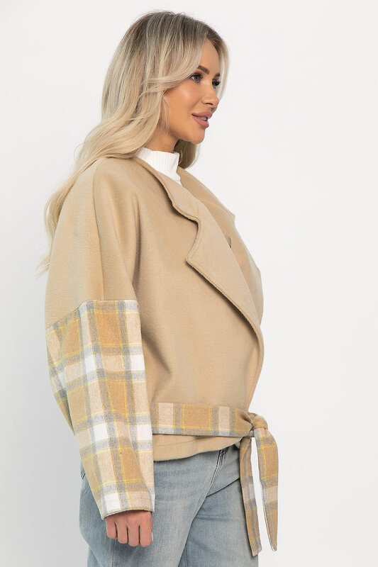 LT Collection Пальто 559999 Б14314-7М бежевый