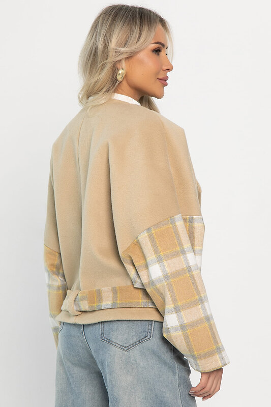 LT Collection Пальто 559999 Б14314-7М бежевый