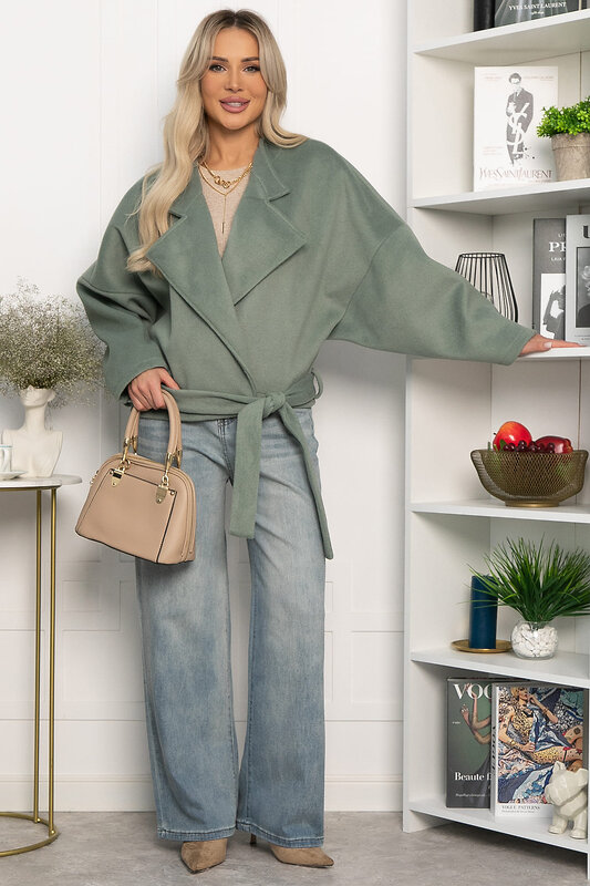 LT Collection Пальто 560057 Б14339-7М фисташковый