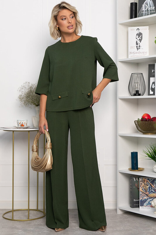 LT Collection Костюм 560062 К14342-10М зеленый