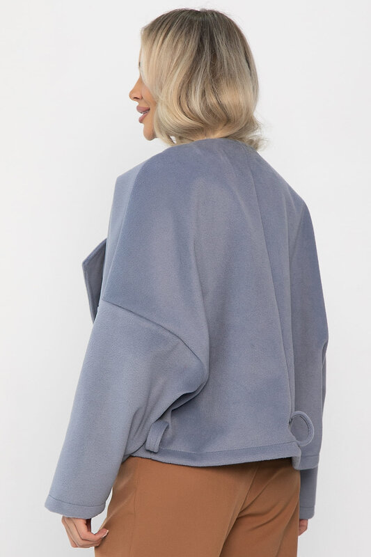 LT Collection Пальто 560079 Б14338-7М голубой