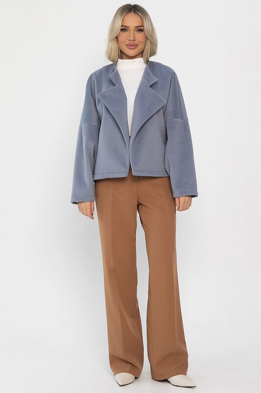 LT Collection Пальто 560079 Б14338-7М голубой