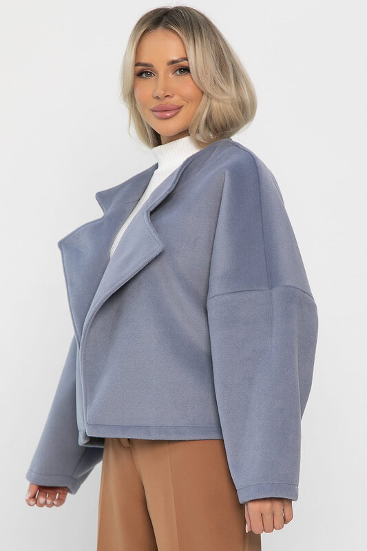 LT Collection Пальто 560079 Б14338-7М голубой