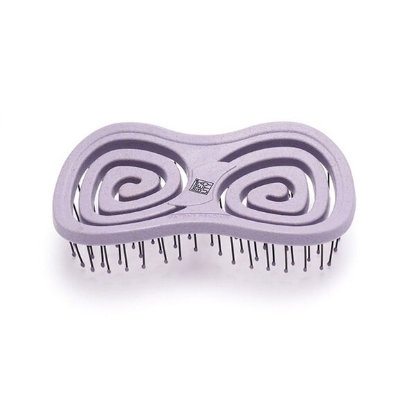 Dewal Beauty Щетка массажная с нейлоновым штифтом / Eco-Friendly DBEF35-Violet, бабочка, фиолетовый 560365 19223