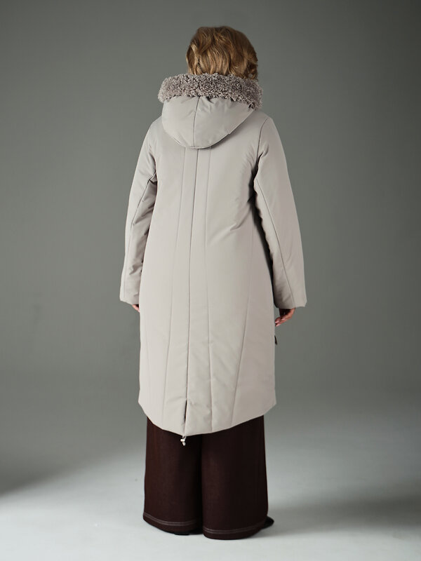 DIMMA Пальто 560774 2605 Серо-бежевый