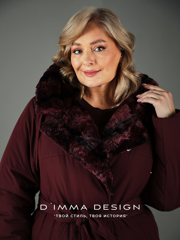 DIMMA Пальто 560780 2607 Бордовый
