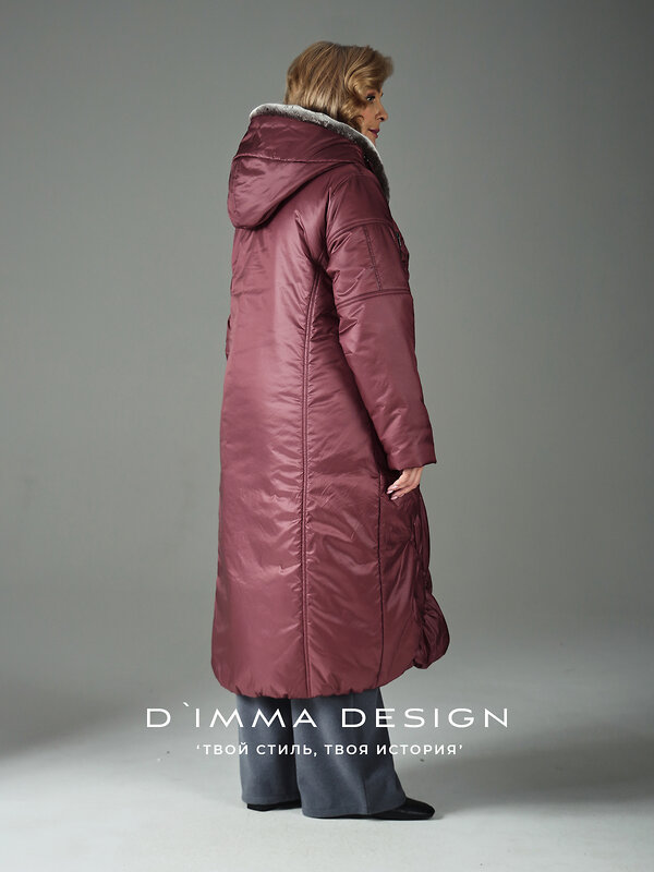 DIMMA Пальто 560820 2611 Бордовый