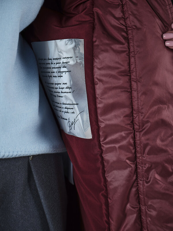 DIMMA Пальто 560820 2611 Бордовый