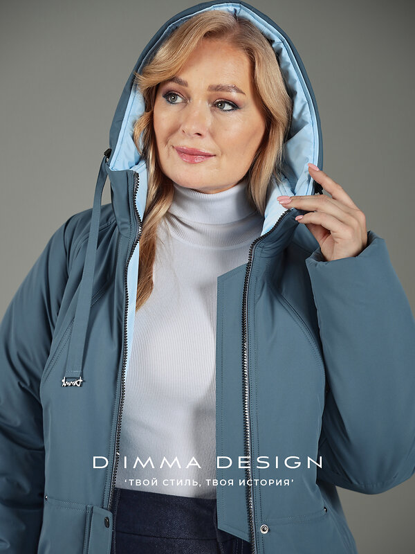 DIMMA Пальто 560827 2506 Джинсовый