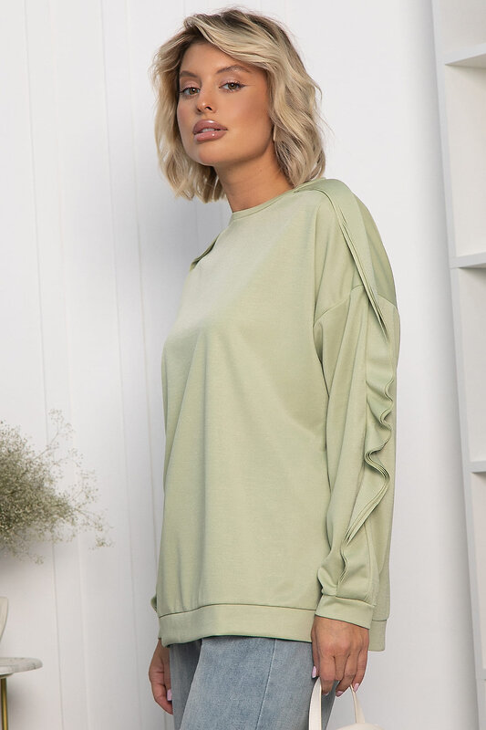 LT Collection Джемпер 560853 Б14232-5М оливковый