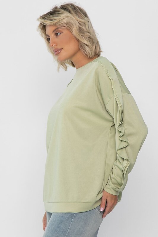LT Collection Джемпер 560853 Б14232-5М оливковый