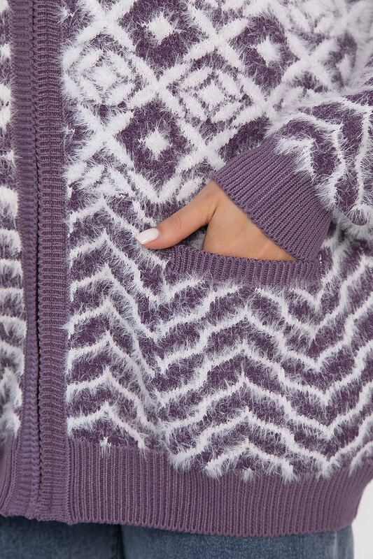 LT Collection Свитер 561104 Б14401-20М фиолетовый