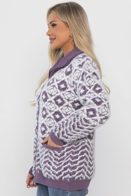 LT Collection Свитер 561104 Б14401-20М фиолетовый