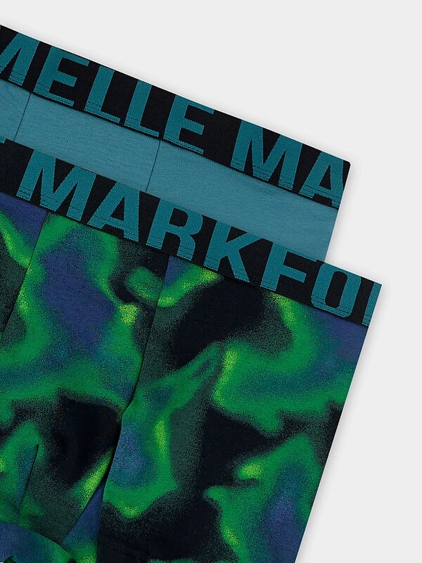 MARK FORMELLE Трусы 561429 411228-2 разводы на черном +зеленый