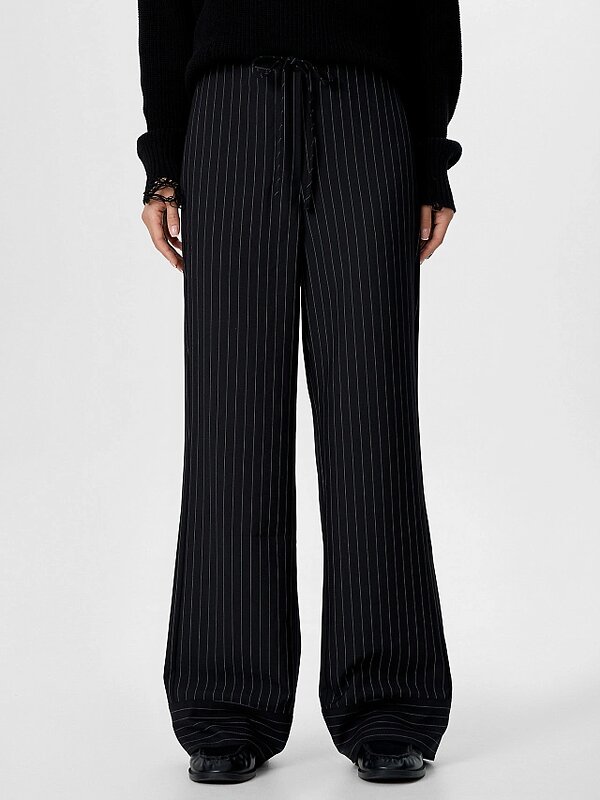 MARK FORMELLE Брюки 561449 182257 черно -розовая полоска